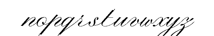 ABCHoneymoonVariable Regular Font LOWERCASE