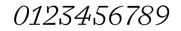 ABCLaica BookItalic Font OTHER CHARS