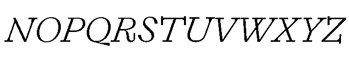 ABCLaica BookItalic Font UPPERCASE