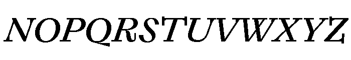 ABCLaica MediumItalic Font UPPERCASE