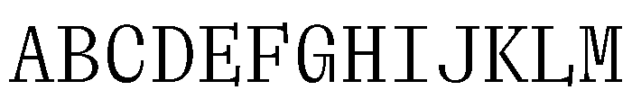 ABCLaicaMono Book Font UPPERCASE