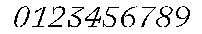 ABCLaicaMono BookItalic Font OTHER CHARS