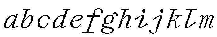 ABCLaicaMono BookItalic FONT