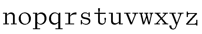 ABCLaicaMono Book Font LOWERCASE