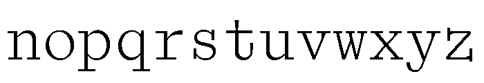 ABCLaicaMono Light Font LOWERCASE