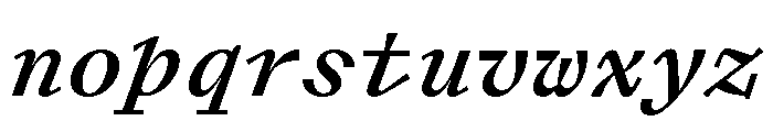 ABCLaicaMono MediumItalic Font LOWERCASE