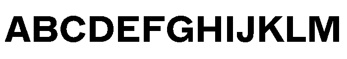 ABCMarfa Bold Font UPPERCASE