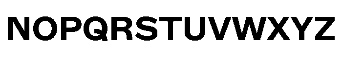 ABCMarfa Bold Font UPPERCASE
