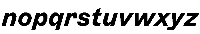 ABCMarfa BoldItalic Font LOWERCASE