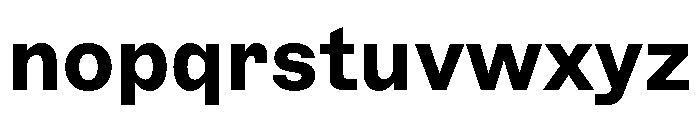 ABCMarfa Bold Font LOWERCASE