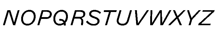 ABCMarfa LightItalic Font UPPERCASE