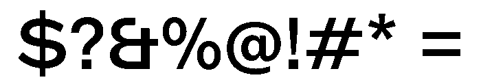 ABCMarfa Medium Font OTHER CHARS
