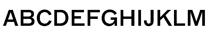 ABCMarfa Medium Font UPPERCASE