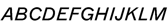 ABCMarfa RegularItalic Font UPPERCASE