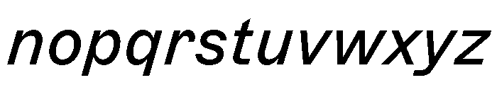 ABCMarfa RegularItalic Font LOWERCASE