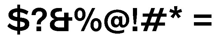 ABCMarfa Semibold Font OTHER CHARS