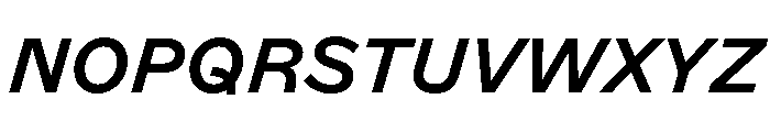 ABCMarfa SemiboldItalic Font UPPERCASE
