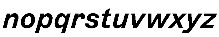 ABCMarfa SemiboldItalic Font LOWERCASE