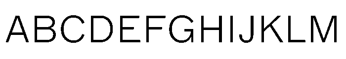 ABCMarfa Thin Font UPPERCASE