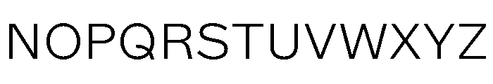 ABCMarfa Thin Font UPPERCASE