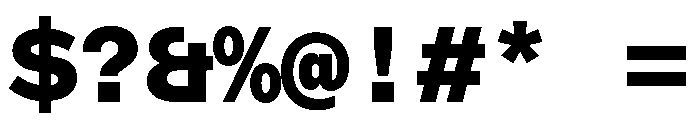 ABCMarfaMono Black Font OTHER CHARS