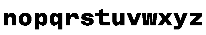 ABCMarfaMono Black Font LOWERCASE