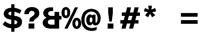ABCMarfaMono Bold Font OTHER CHARS