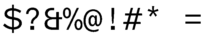 ABCMarfaMono Light Font OTHER CHARS