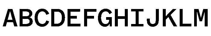 ABCMarfaMono Medium Font UPPERCASE