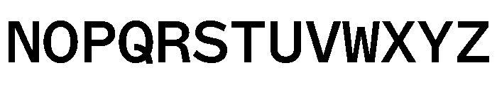 ABCMarfaMono Medium Font UPPERCASE
