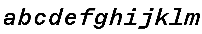 ABCMarfaMono MediumItalic FONT