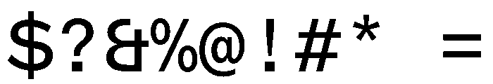ABCMarfaMono Regular Font OTHER CHARS