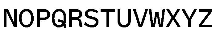 ABCMarfaMono Regular Font UPPERCASE