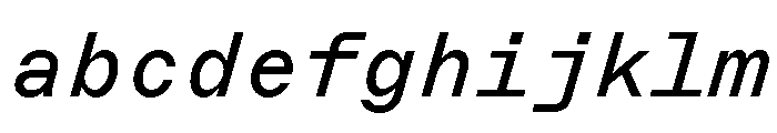 ABCMarfaMono RegularItalic FONT