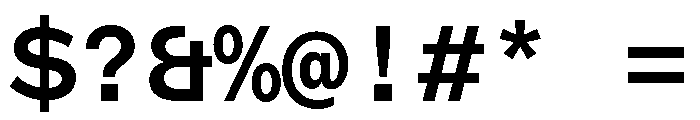ABCMarfaMono Semibold Font OTHER CHARS