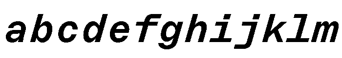 ABCMarfaMono SemiboldItalic FONT