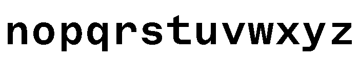 ABCMarfaMono Semibold Font LOWERCASE