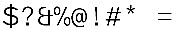 ABCMarfaMono Thin Font OTHER CHARS