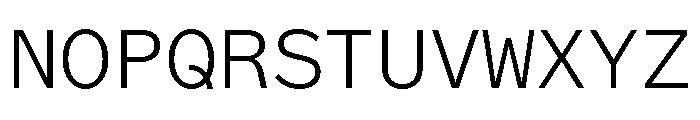 ABCMarfaMono Thin Font UPPERCASE