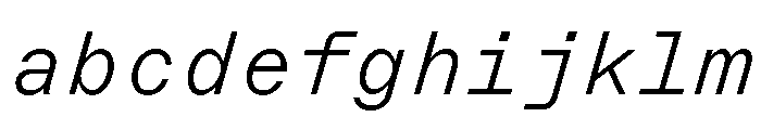ABCMarfaMono ThinItalic FONT