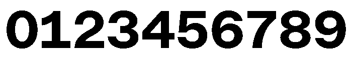 ABCMarfaSemi Mono Bold Font OTHER CHARS