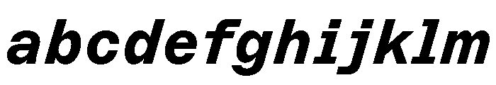 ABCMarfaSemi Mono BoldItalic FONT