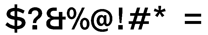 ABCMarfaSemi Mono Medium Font OTHER CHARS