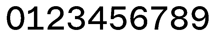 ABCMarfaSemi Mono Regular Font OTHER CHARS