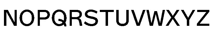 ABCMarfaSemi Mono Regular Font UPPERCASE