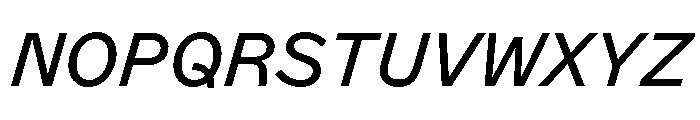 ABCMarfaSemi Mono RegularItalic Font UPPERCASE