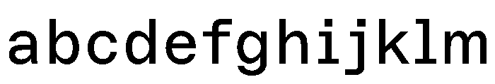 ABCMarfaSemi Mono Regular FONT
