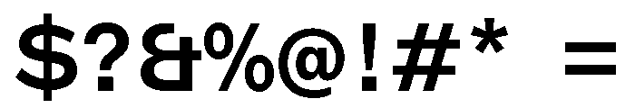 ABCMarfaSemi Mono Semibold Font OTHER CHARS