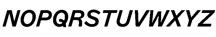 ABCMarfaSemi Mono SemiboldItalic Font UPPERCASE