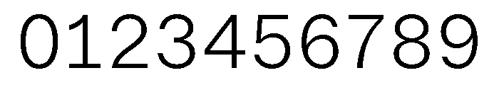 ABCMarfaSemi Mono Thin Font OTHER CHARS